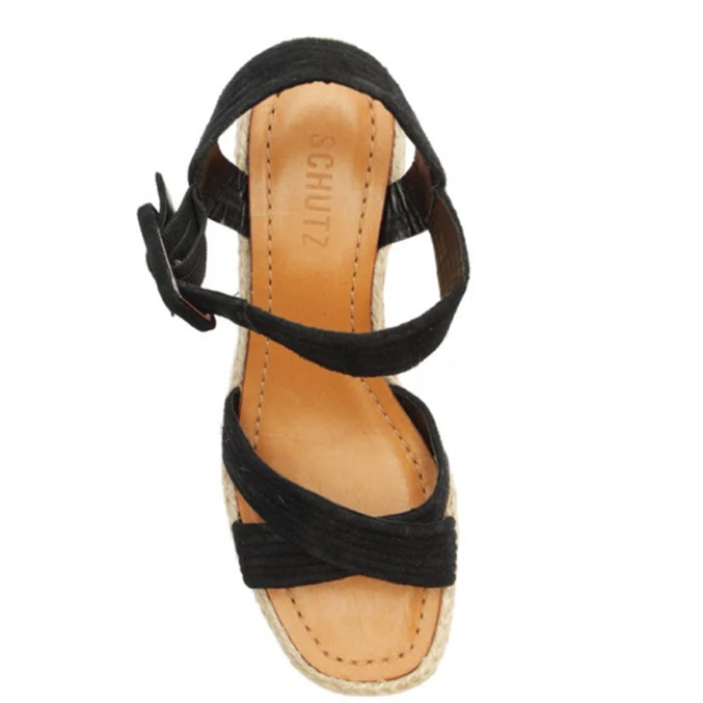 Schutz Blisse Nubuck platform sandals - Picture 5 of 8
